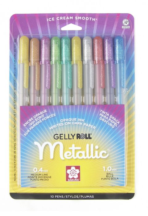 Gelly Roll Metallic Medium 10pk