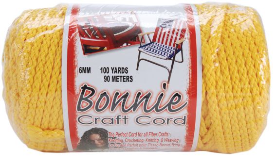 Bonnie Craft Cord - 6mm Sunshine 100yrd