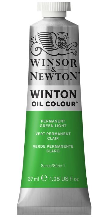 Windsor Winton Oil - 37ml -Permanent Green Light