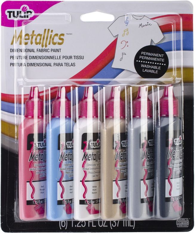 Tulip Fabric Paint Starter Kit - Metallics