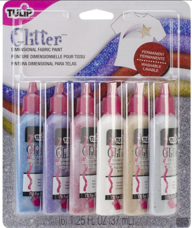 Tulip Fabric Paint Starter Kit - Glitter