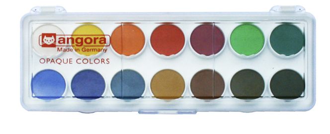 Angora Watercolor Pan Set - 14pc