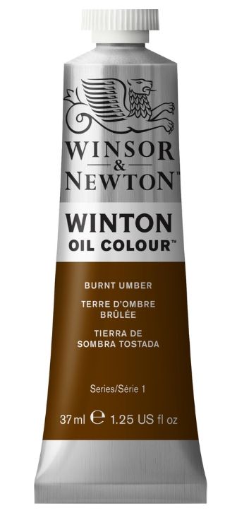 Windsor Winton Oil - 37ml - Burnt Umber
