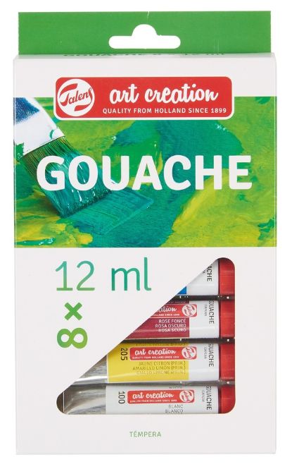 Talens Gouache 8pc Set