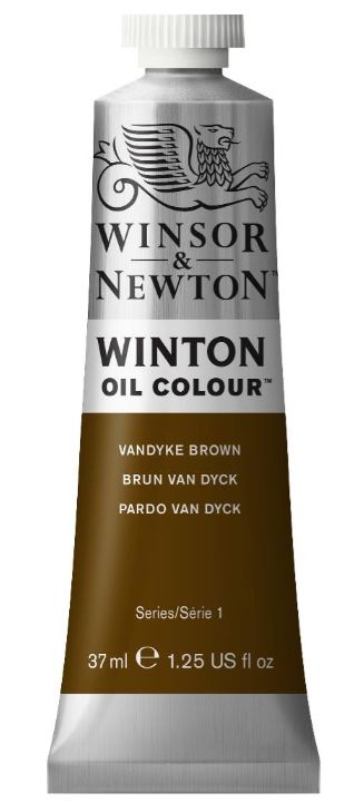 Windsor Winton Oil - 37ml - Vandyke Brown