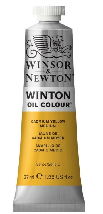 Windsor Winton Oil - 37ml - Cadmium Yellow Medium
