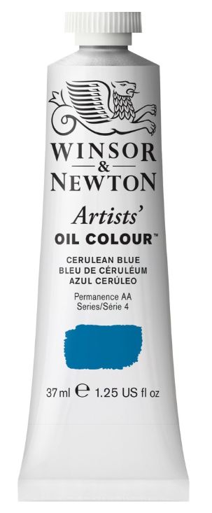 Windsor Artists Oil - 37ml - Cerulean Blue