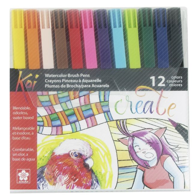 Koi Coloring 12pc