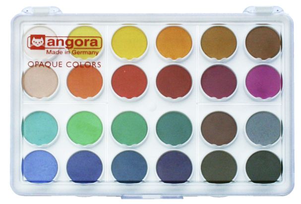 Angora Watercolor Pan Set - 24pc