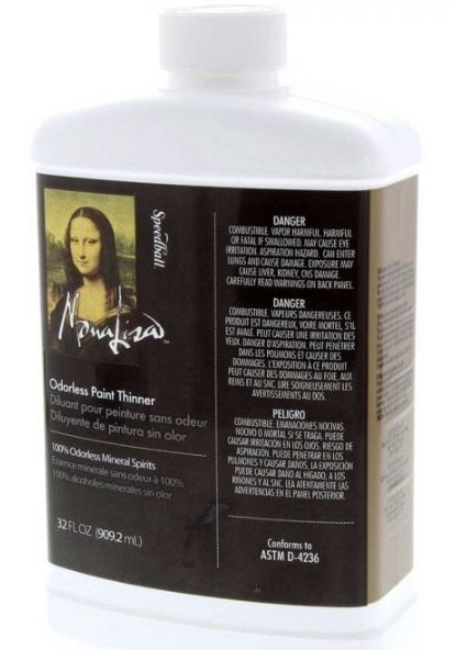 Speedball Mona Lisa Odorless Thinner 32oz