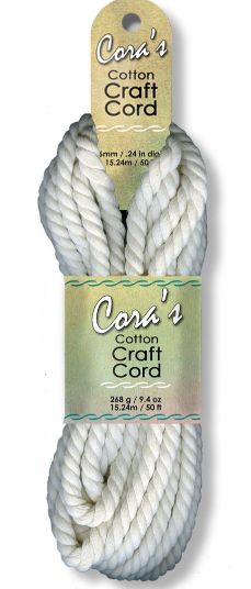 Cora's Craft Cord - Natural - 6mm