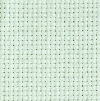 Aida 14 Count 15x18 Light Green
