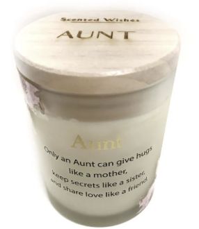 Scented Wishes Aunt Candle