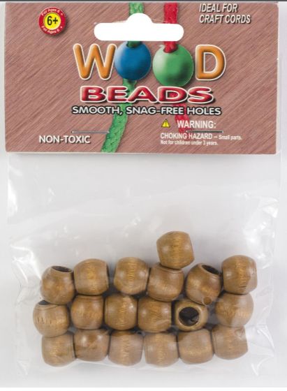 Wood Beads - Maple - 13mm
