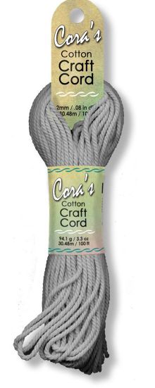 Cora's Craft Cord - Charcoal - 2mm