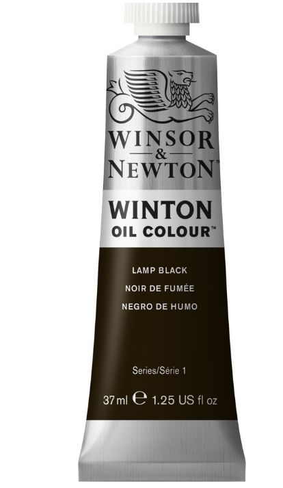 Windsor Winton Oil - 37ml - Lamp Black