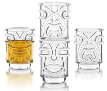 Final Touch Tiki Shot Glasses