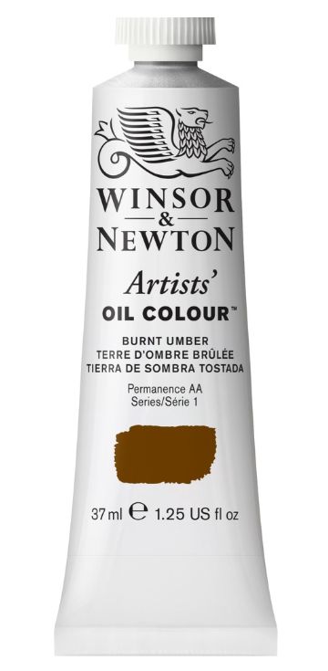 Windsor Artists Oil - 37ml - Burnt Umber