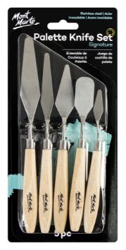 Mont Marte Studio Palette Knife Set 5pc