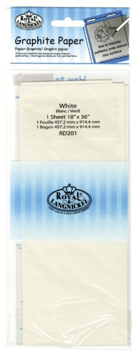 Royal &amp; Langnickel  Graphite Paper White 18x36 1Sheet