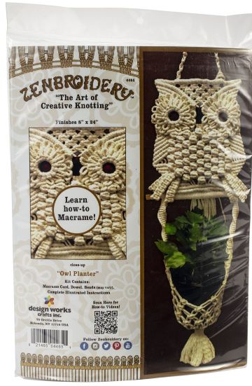 Macrame Kit - Owl Planter
