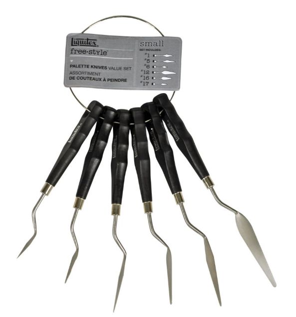 Liquitex Palette Knife Ring Set