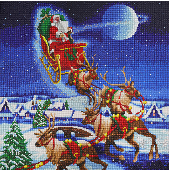Crystal Art Santa`s Journey XL