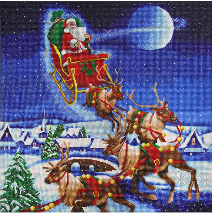 Crystal Art Santa`s Journey XL