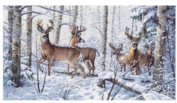 Dimensions Cross Stitch Kit Woodland Winter