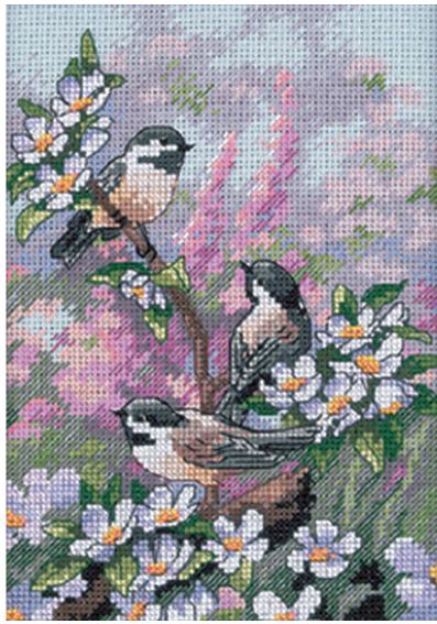 Dimensions Cross Stitch Kit Chickadee