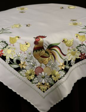 36x36 Easter Rooster