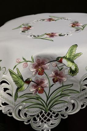 36x36 Hummingbird Hibiscus