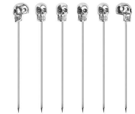 Final Touch Cocktail Picks - Skull