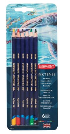 Derwent Inktense Pencils 6pc
