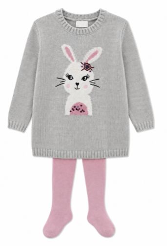 Bunny Sweater Dress w Tights BB