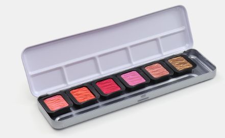 FineTec Watercolor Set- Pearlescent Warm 6pc