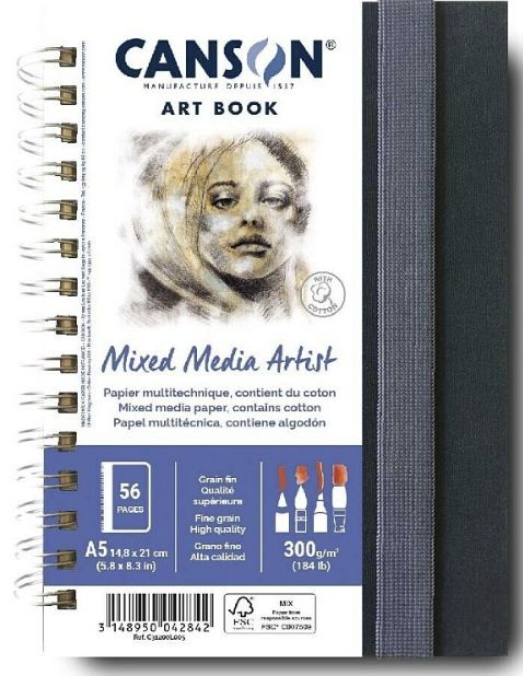 Canson Mixed Media Artist Art Book 5.8x8.3