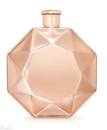 Final Touch Luxe Diamond Flask Copper Plated