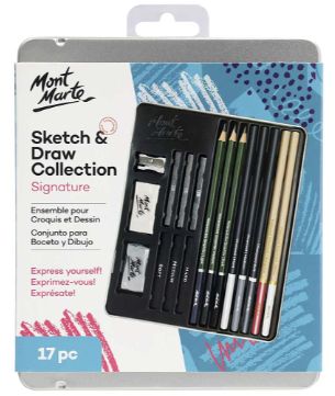 Mont Marte Sketch and Draw Collection 17pc