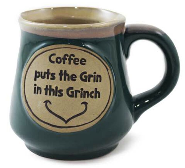 Pottery Style Grin in Grinch