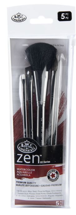 Royal &amp; Langnickel Zen 83 Series - Watercolor C 5pc