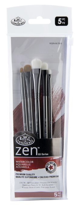 Royal &amp; Langnickel Zen 83 Series - Watercolor E 5pc