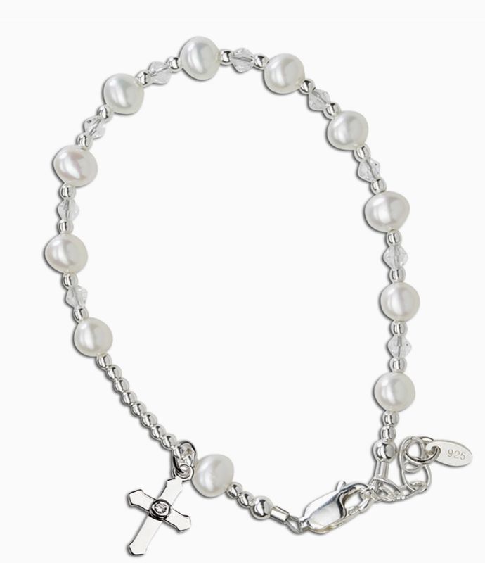 Cherished Moments - Communion Rosary Bracelet 6-12 yr