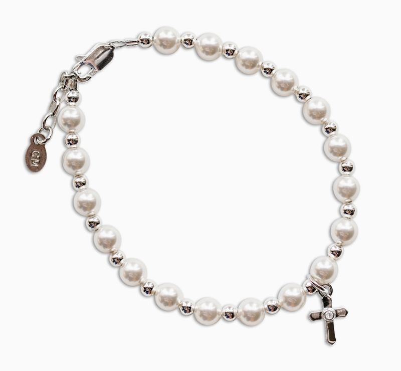 Cherished Moments - Communion Cross Bracelet 6-12 yr