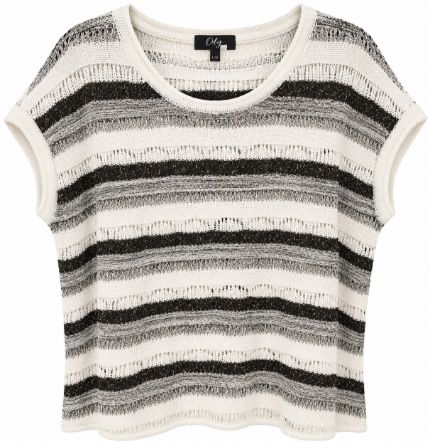 Metallic Stripe Sleeveless
