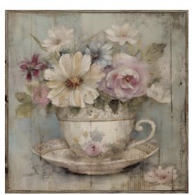 LHH Floral Teacup
