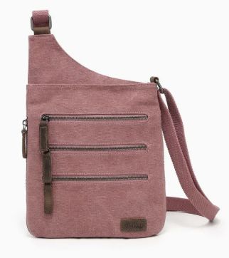 Davan Canvas Crossbody 3Zip