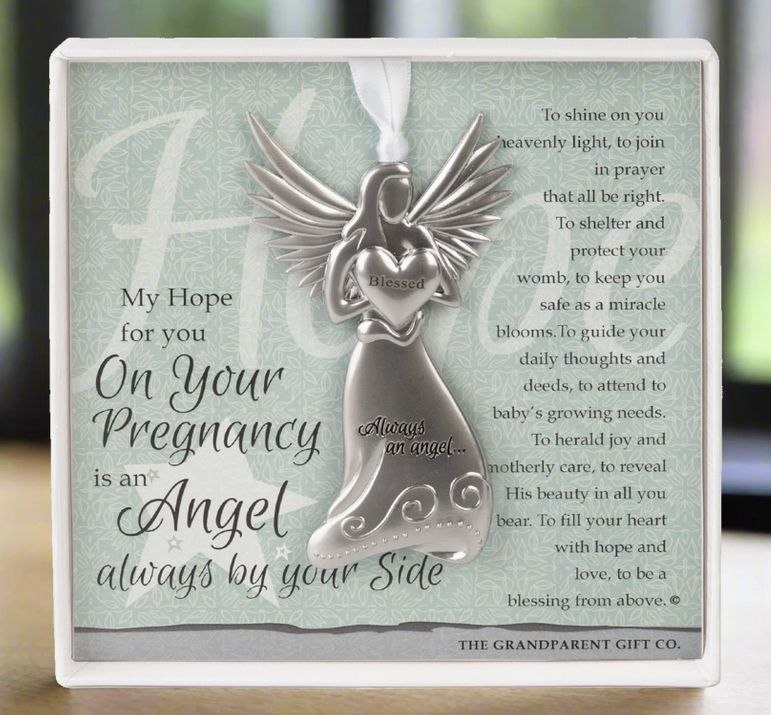 Boxed Angel Ornament - Pregnancy