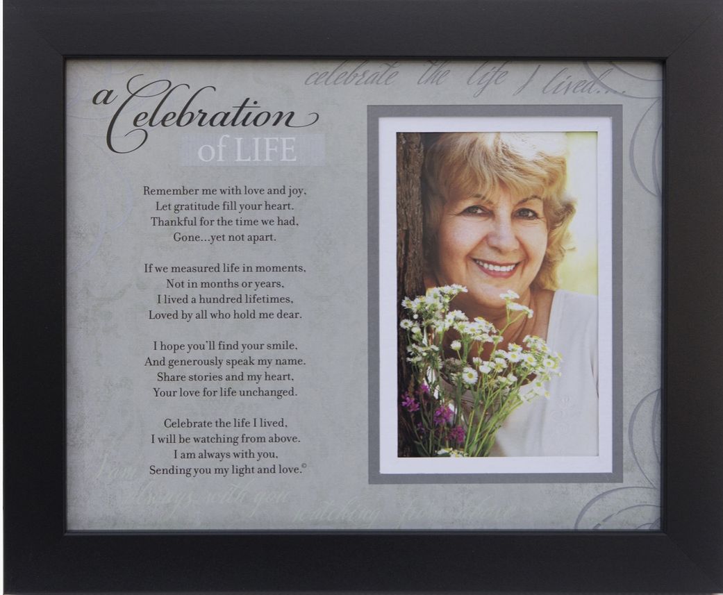 Celebration of Life Frame - Black