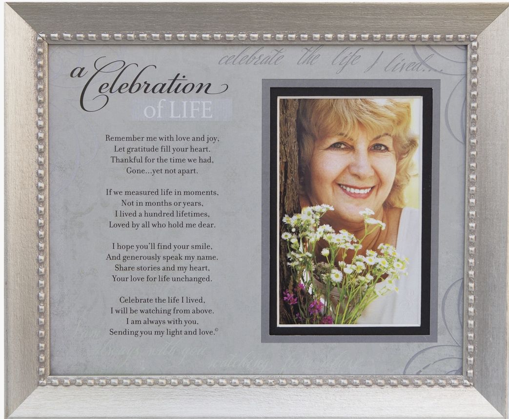 Celebration of Life Frame - Silver